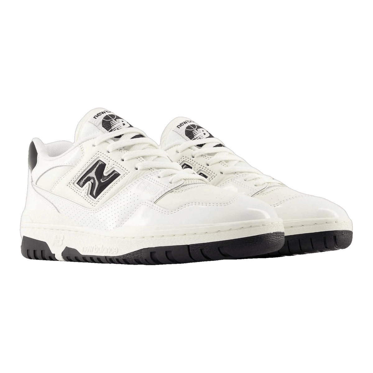 New Balance 550 Sea Salt Black Patent Side BB550YKF