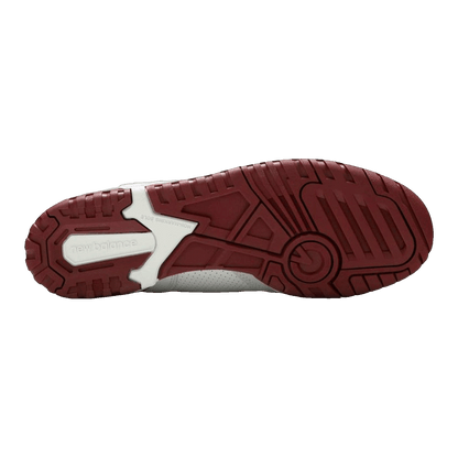 New Balance 550 Sea Salt Burgundy Sohle BB550LI1