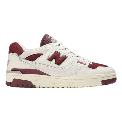 New Balance 550 Sea Salt Classic Crimson BB550LEZ