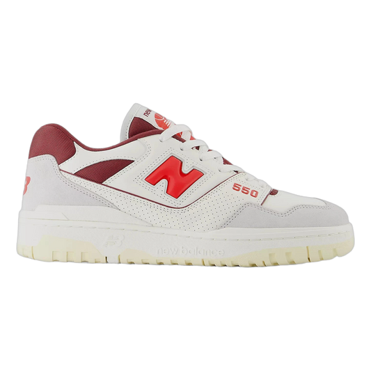 New Balance 550 Sea Salt Grey True Red BB550EMR