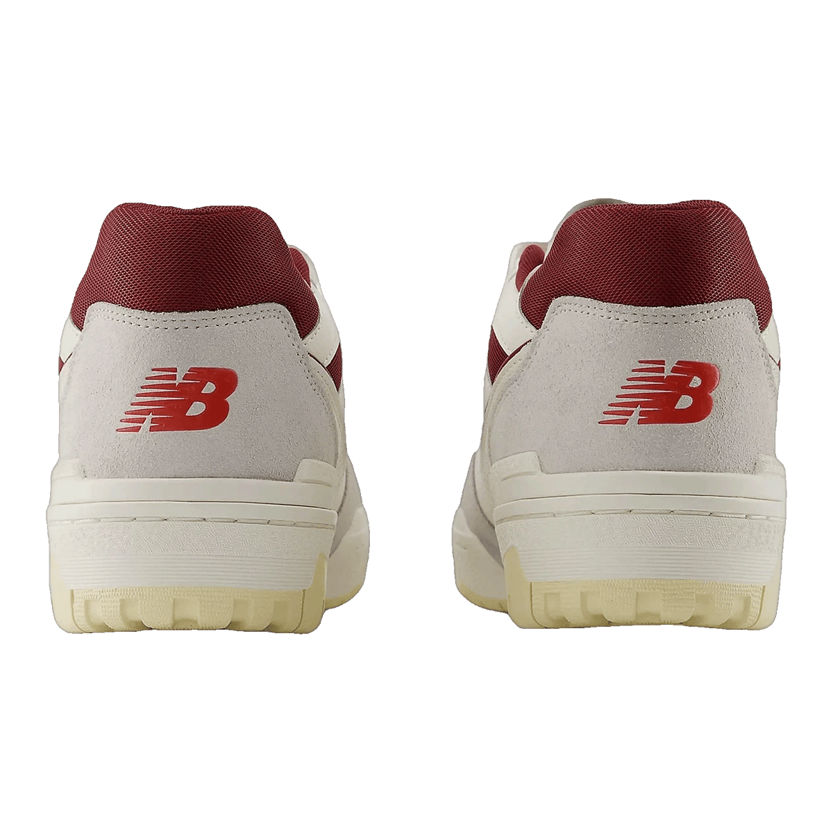 New Balance 550 Sea Salt Grey True Red Back BB550EMR