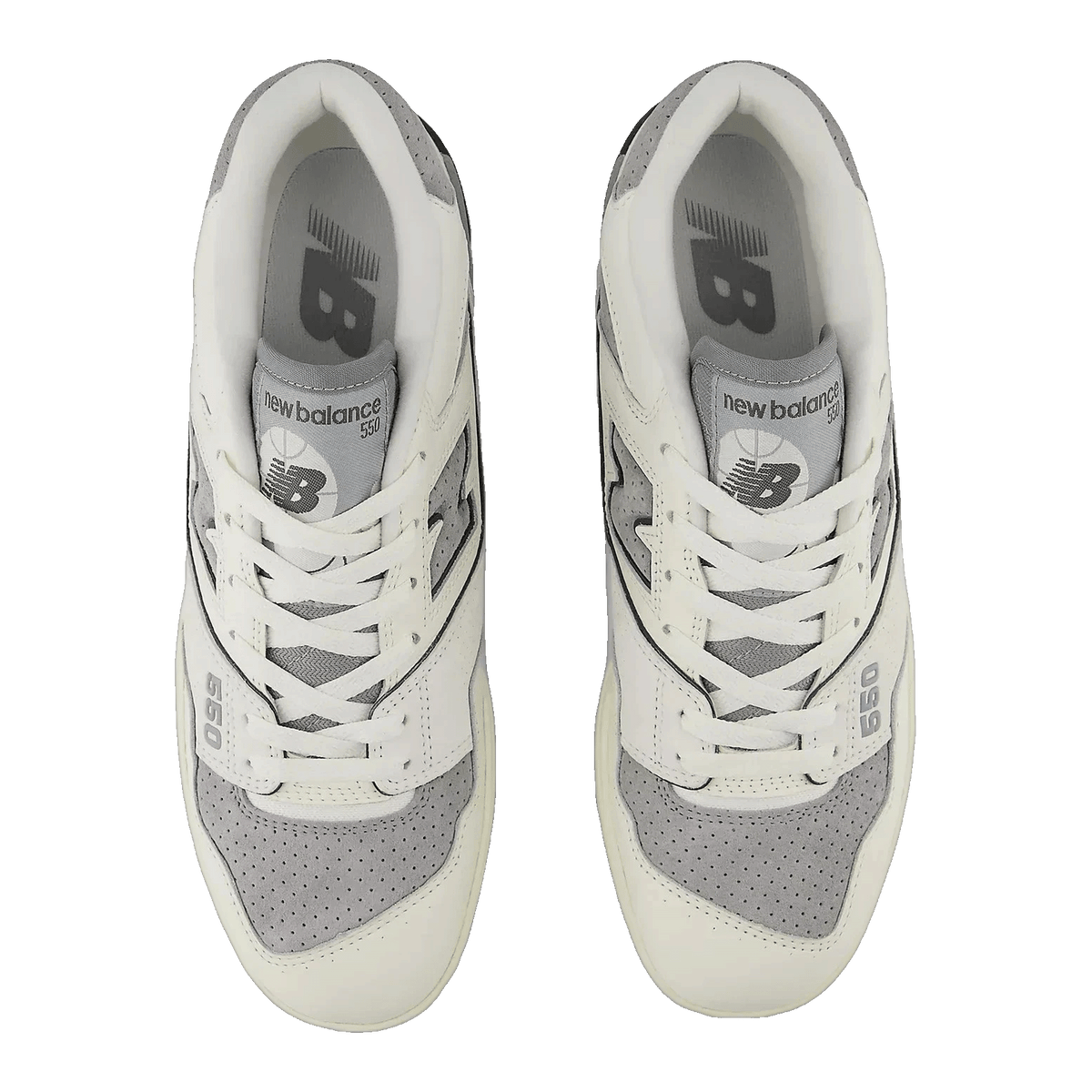 New Balance 550 Sea Salt Slate Grey Oben BB550LEM