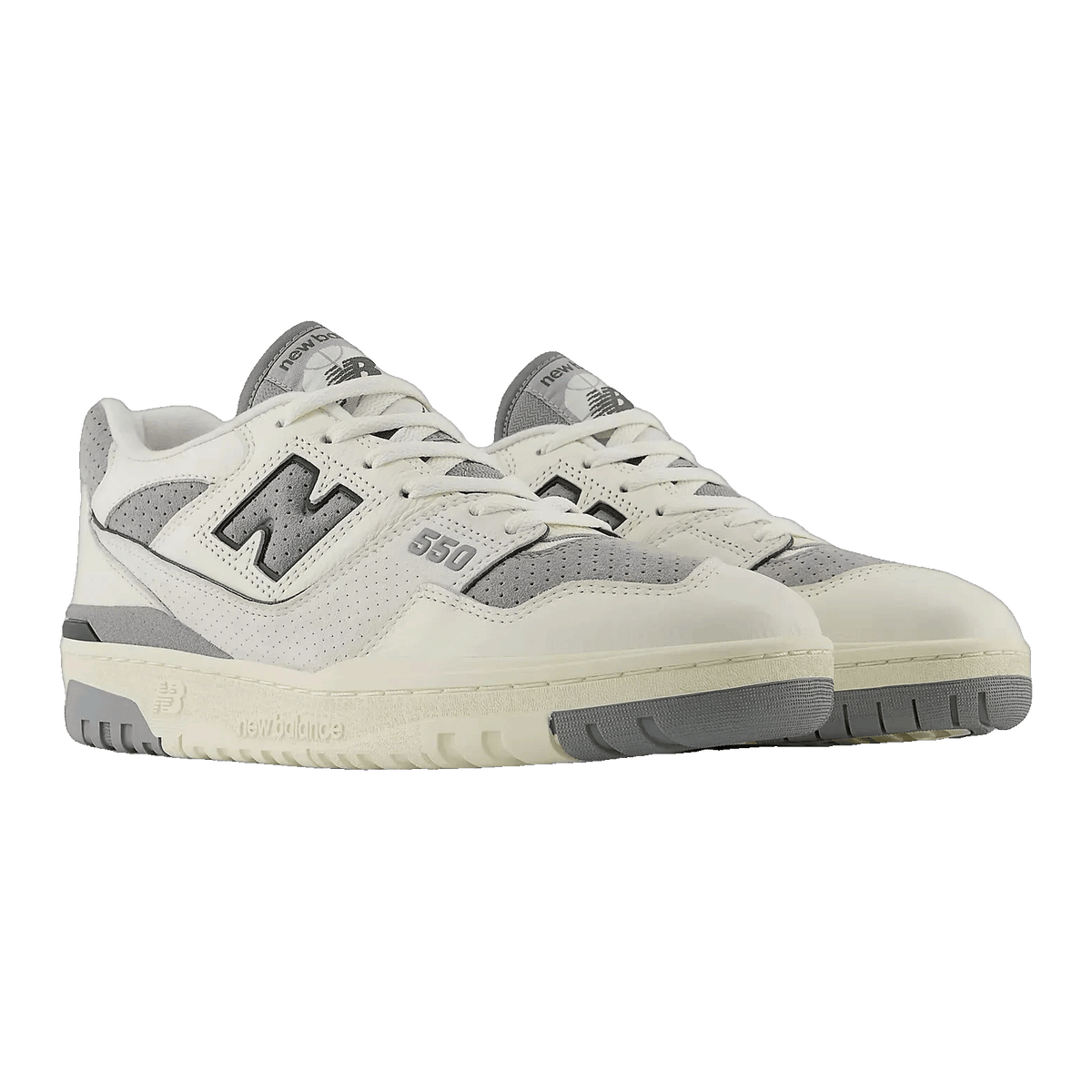 New Balance 550 Sea Salt Slate Grey Side BB550LEM