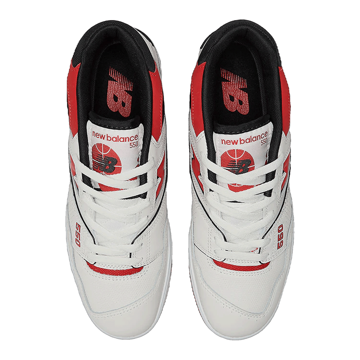 New Balance 550 Sea Salt True Red Oben BB550VTB
