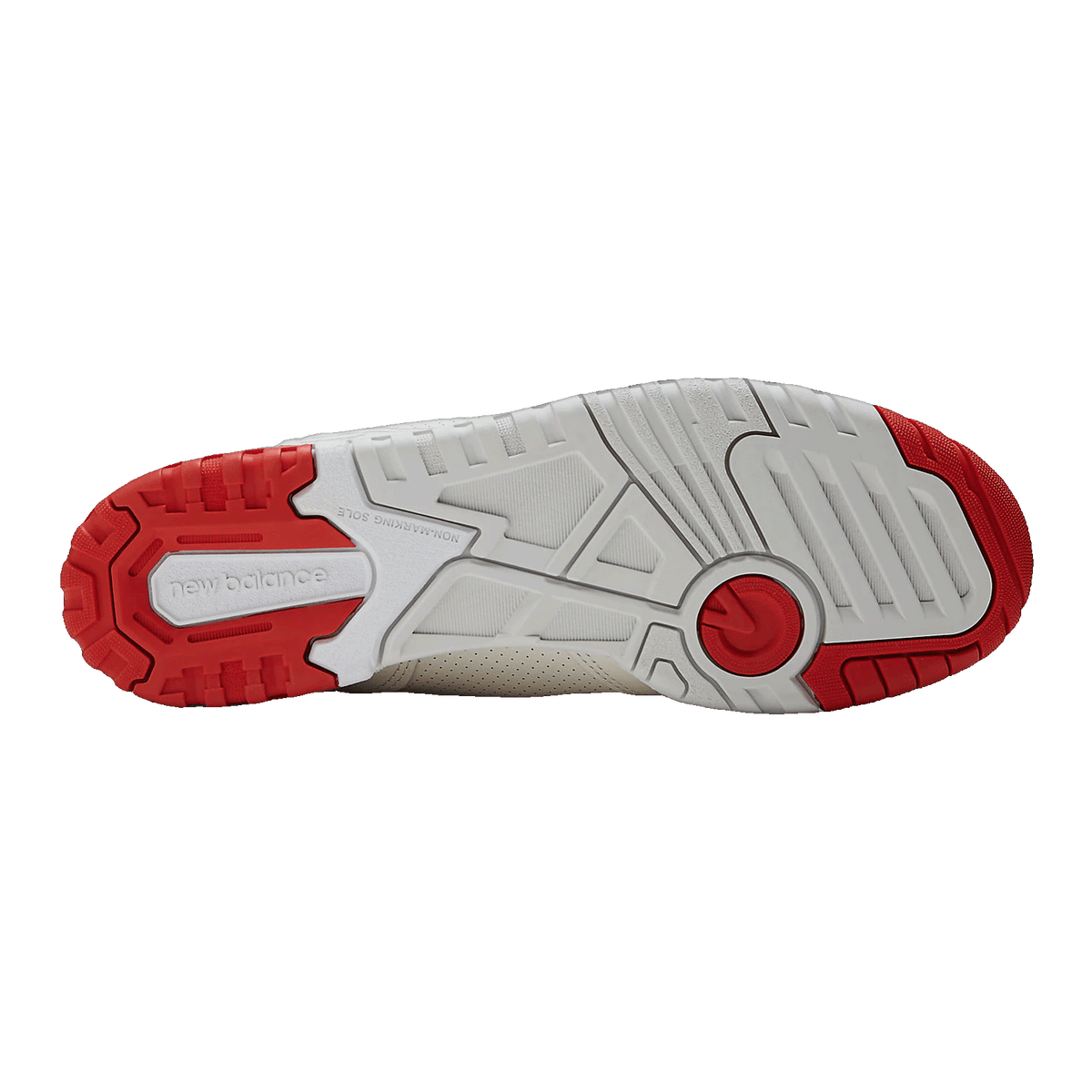 New Balance 550 Sea Salt True Red Sohle BB550VTB