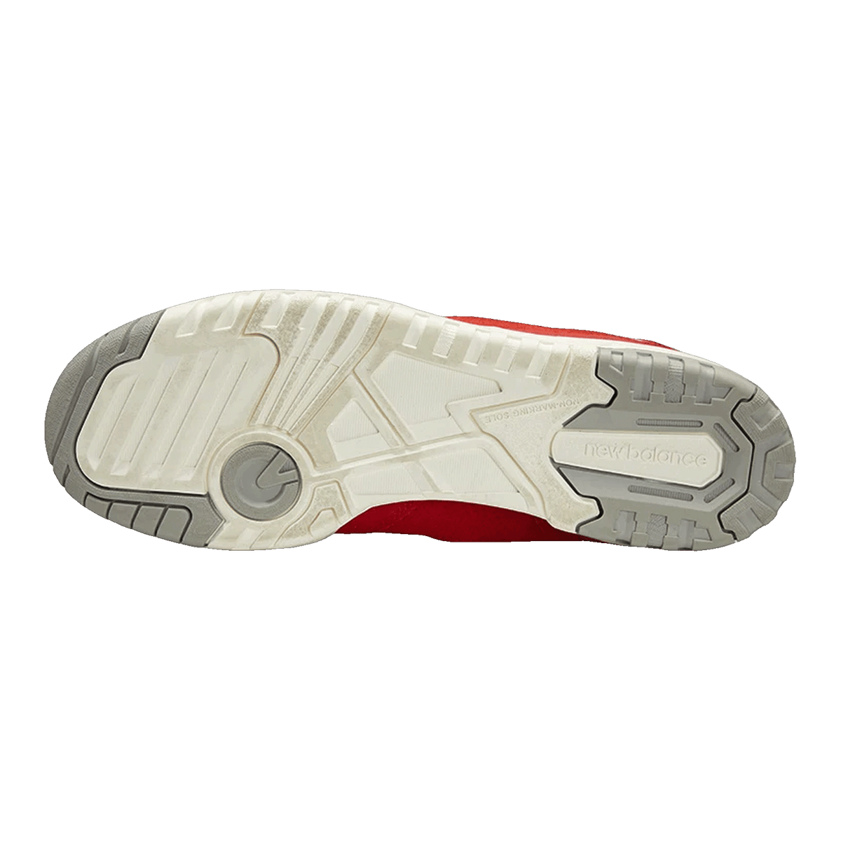New Balance 550 Suede Pack Team Red Sohle BB550VND
