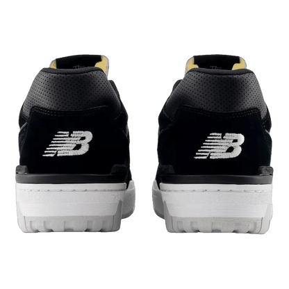 New Balance 550 Suede Perforated Leather Black White Back BB550PRA