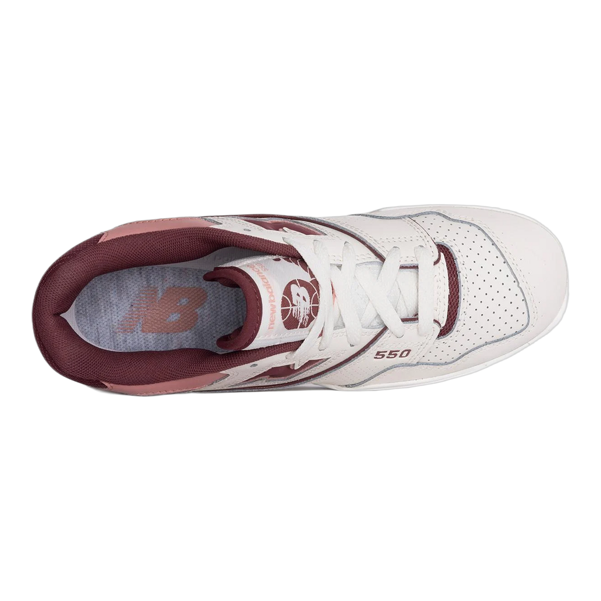 New Balance 550 Washed Burgundy (W) Oben BBW550DP
