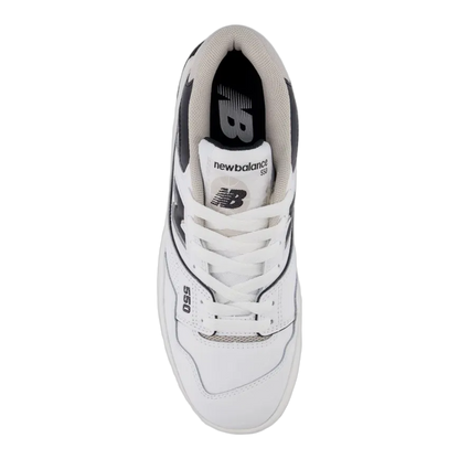 New Balance 550 White Black (GS) Oben GSB550EI