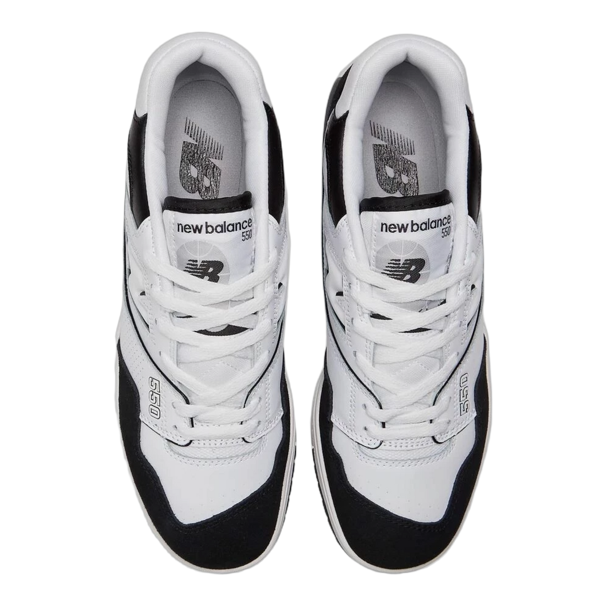 New Balance 550 White Black Rain Cloud Oben BB550NCA