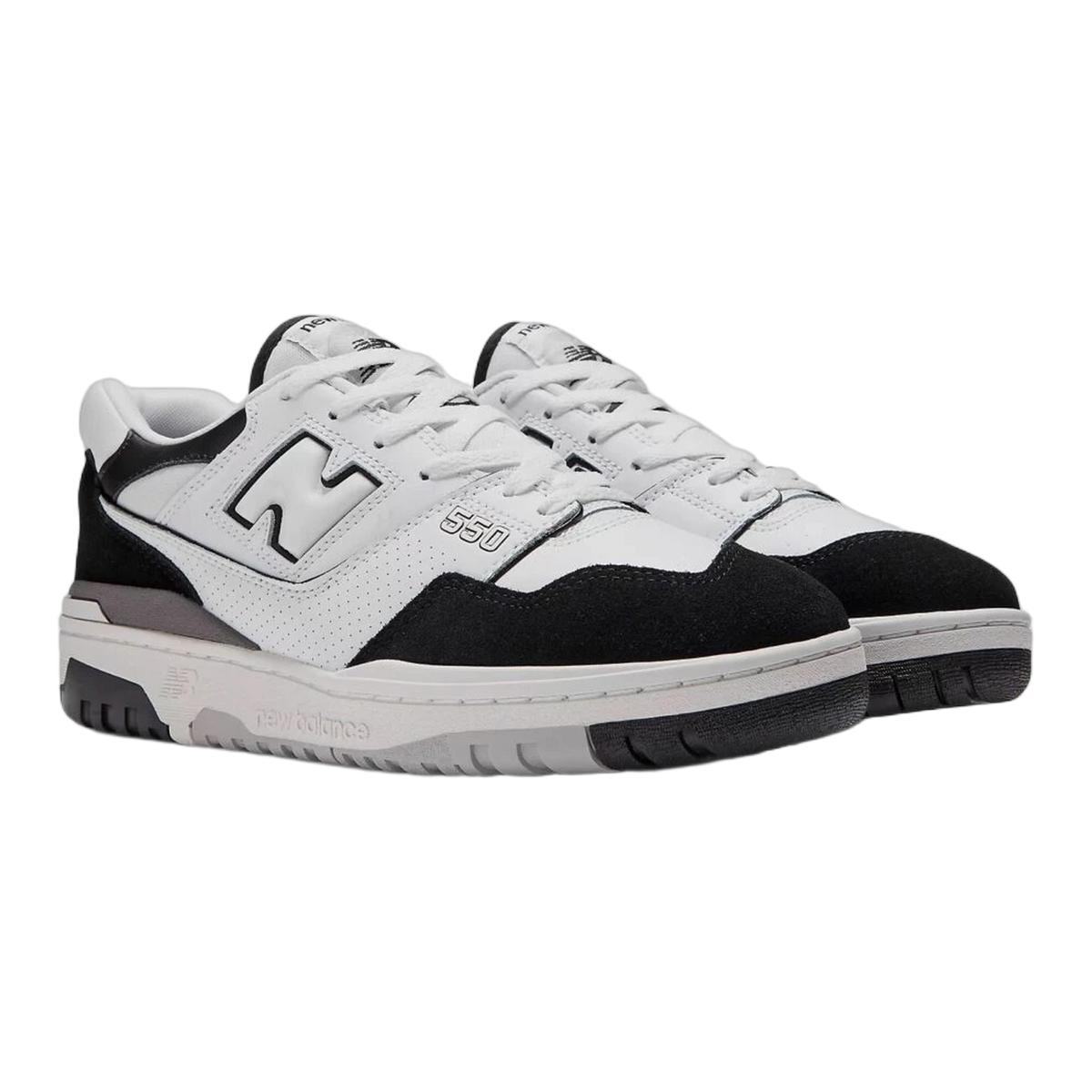 New Balance 550 White Black Rain Cloud Side BB550NCA