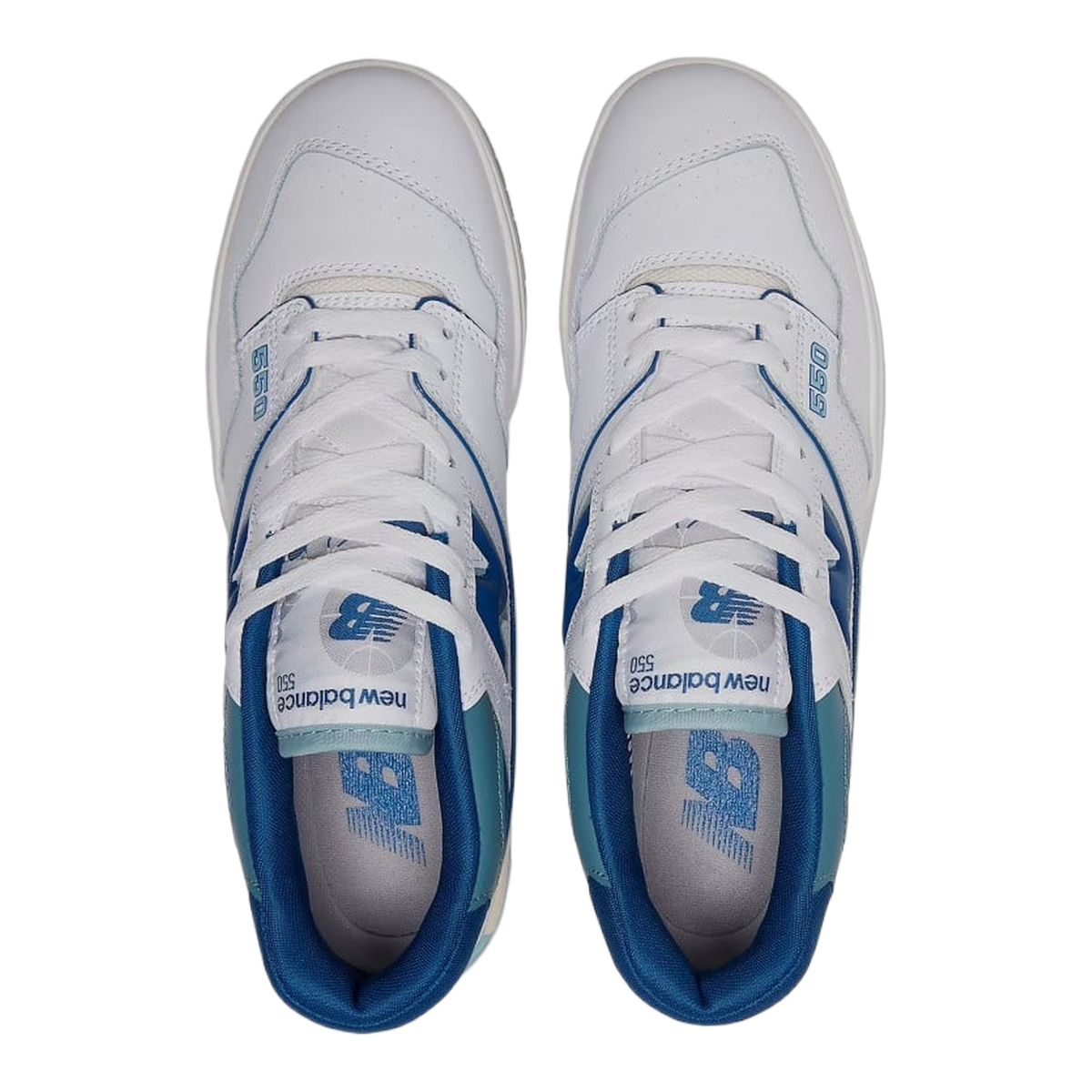 New Balance 550 White Blue Groove Oben BB550NCC