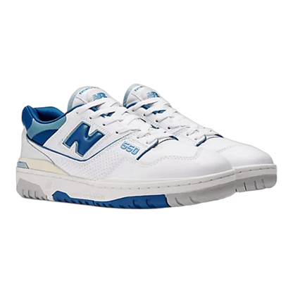 New Balance 550 White Blue Groove Side BB550NCC
