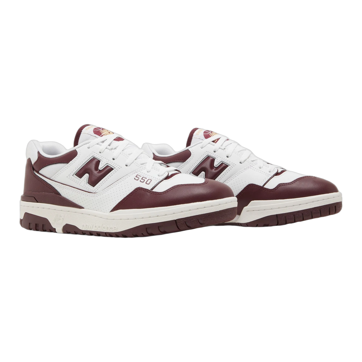 New Balance 550 White Burgundy Side BB550BZ1