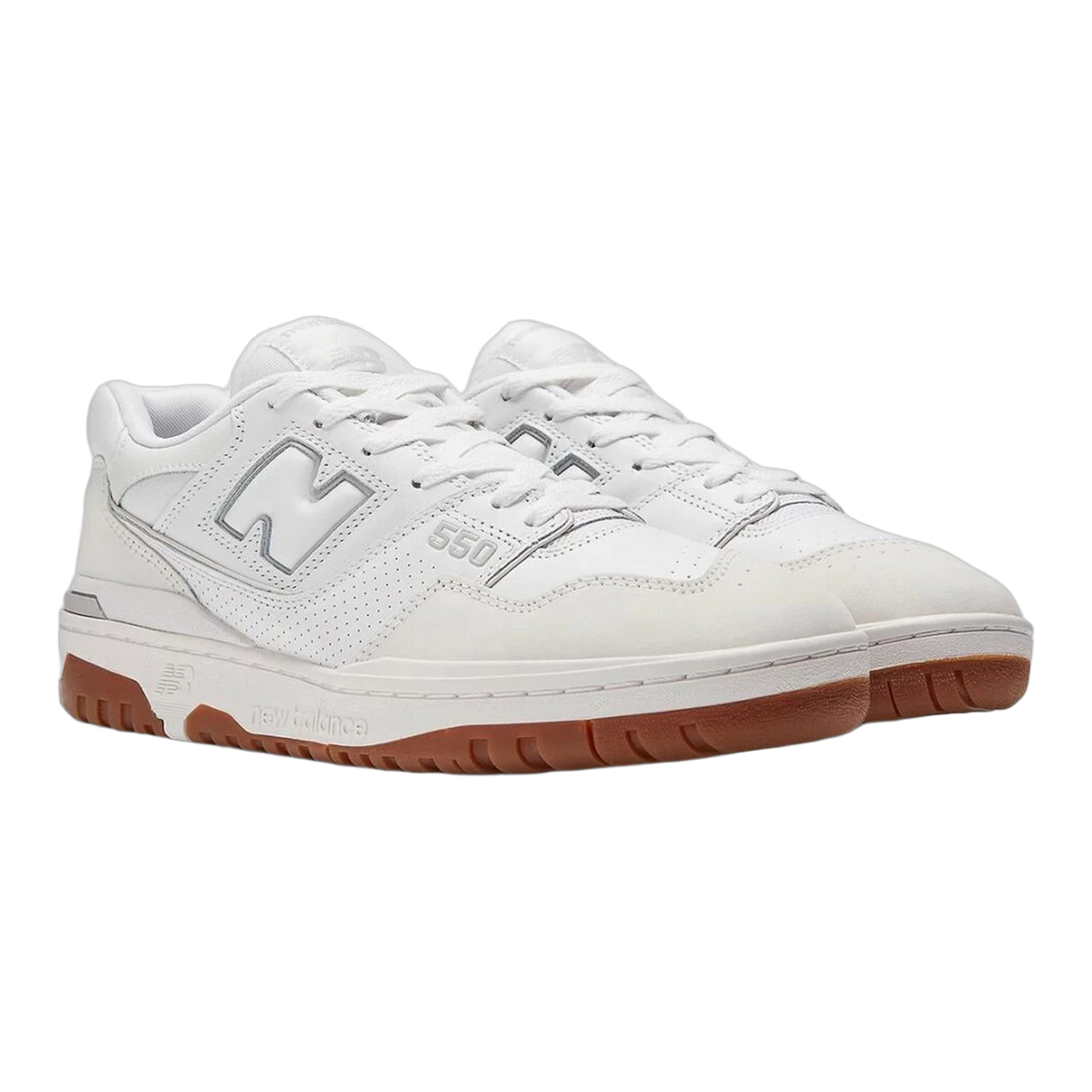 New Balance 550 White Canvas Gum Side BB550CVA