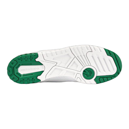 New Balance 550 White Classic Green Sohle BB550SWB