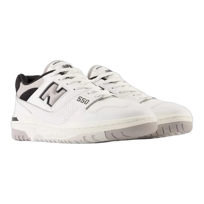 New Balance 550 White Concrete Black Side BB550NCL