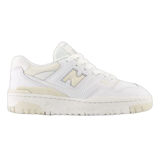 New Balance 550 White Cream Leather (GS) GSB550BK