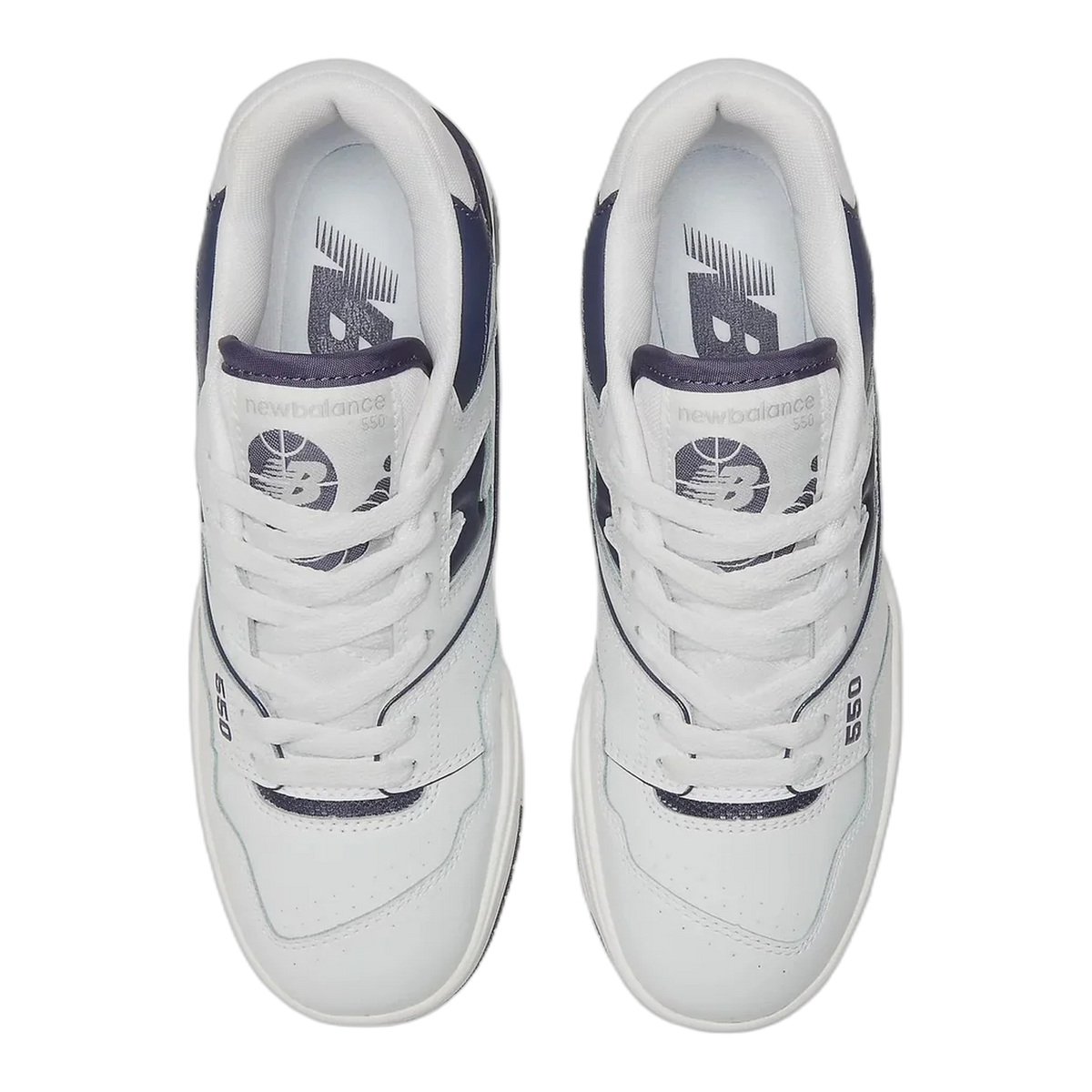 New Balance 550 White Dark Mercury (W) Oben BBW550BA
