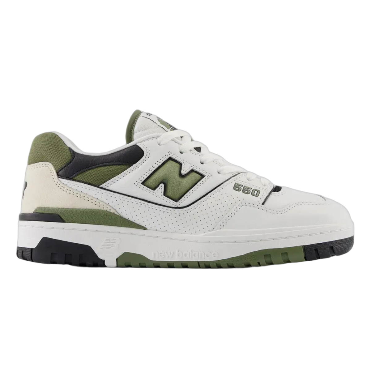 New Balance 550 White Dark Olivine BB550DOB