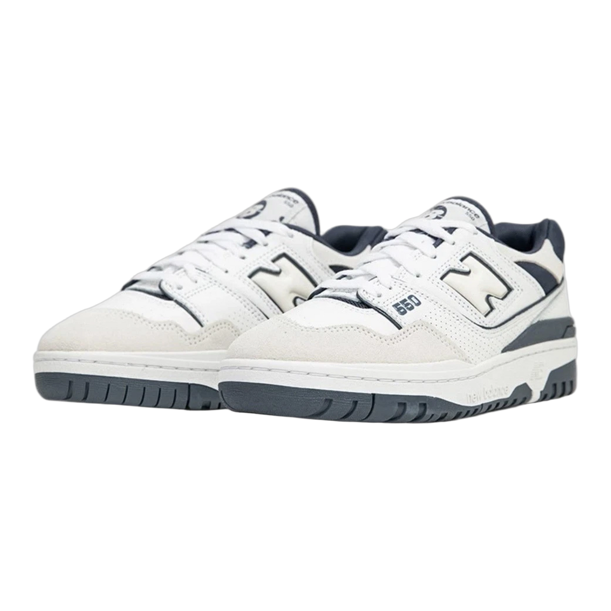 New Balance 550 White Dusty Blue Side BB550STG