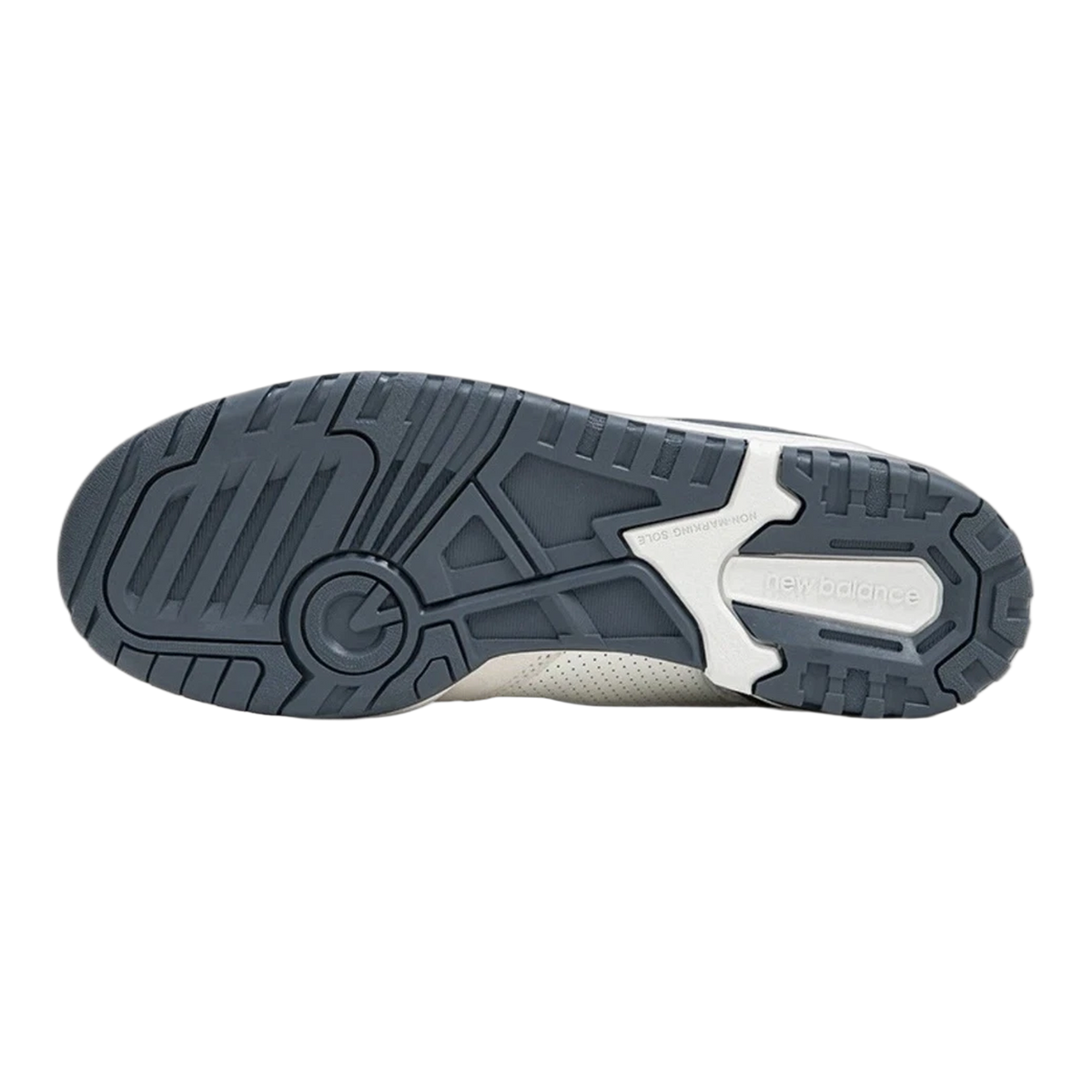 New Balance 550 White Dusty Blue Sohle BB550STG