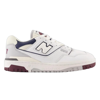 New Balance 550 White Natural Indigo Burgundy BB550PWB