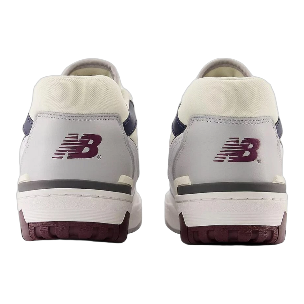 New Balance 550 White Natural Indigo Burgundy Back BB550PWB
