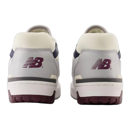 New Balance 550 White Natural Indigo Burgundy Back BB550PWB