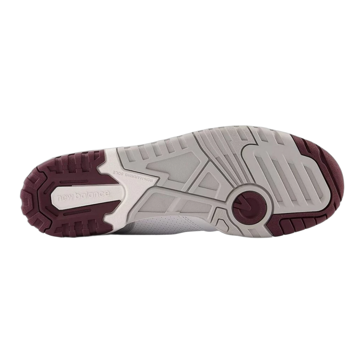 New Balance 550 White Natural Indigo Burgundy Sohle BB550PWB