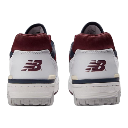 New Balance 550 White Navy NB Burgundy Back BB550NCD
