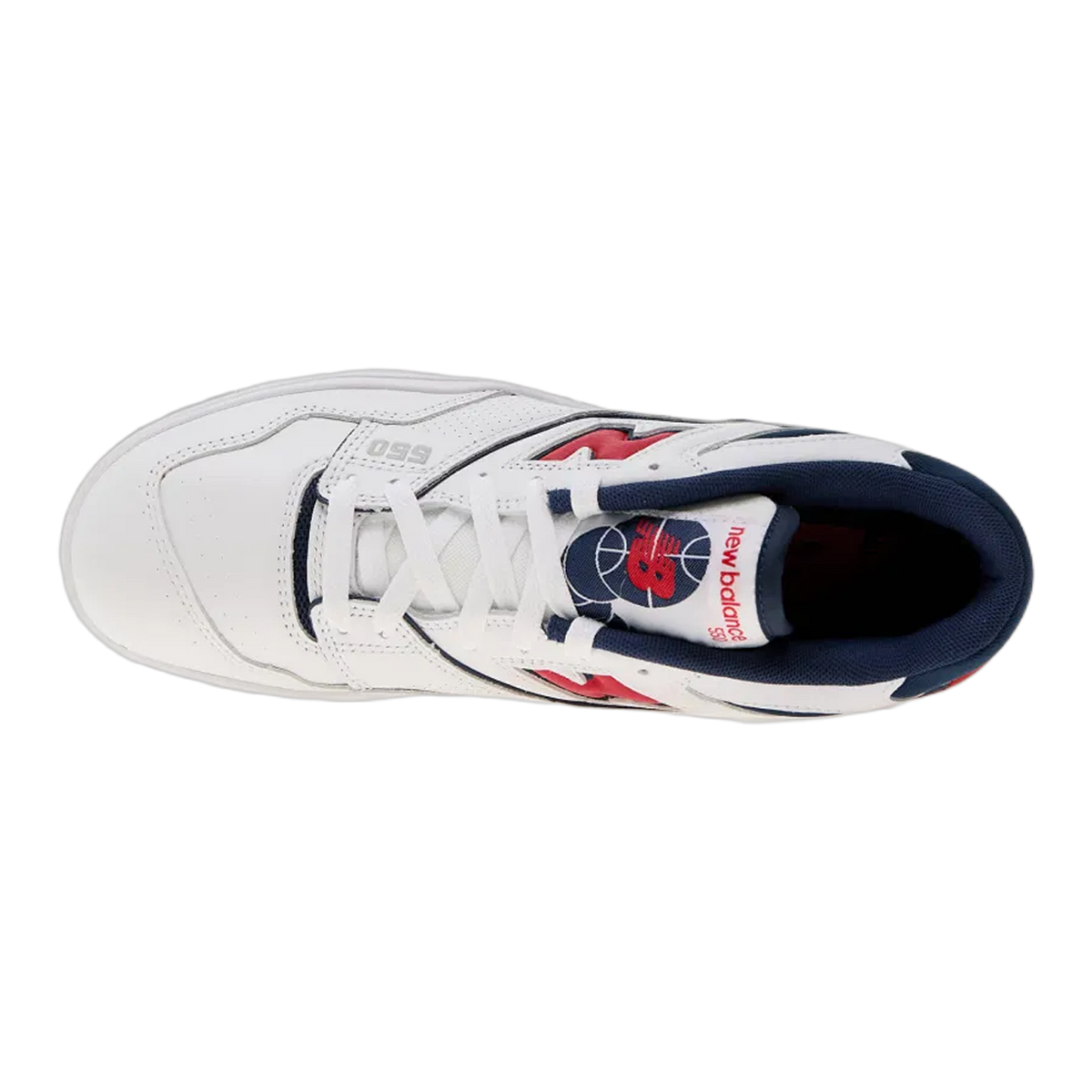 New Balance 550 White Navy Red Oben BB550ESD