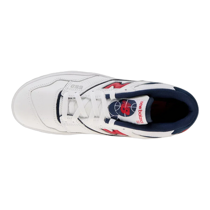 New Balance 550 White Navy Red Oben BB550ESD