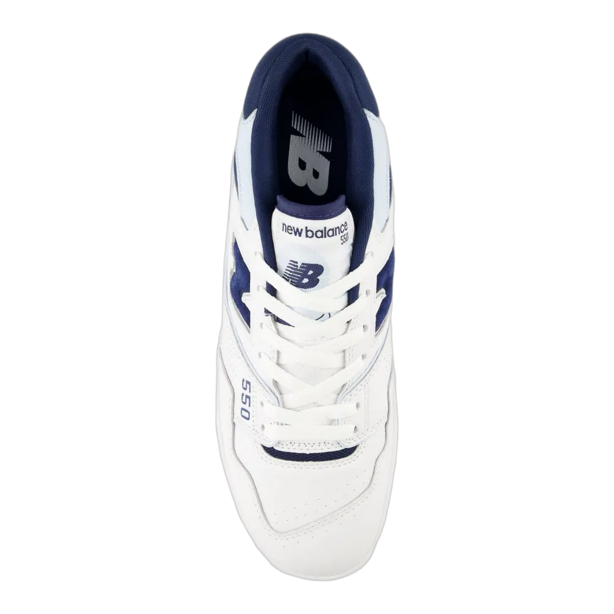 New Balance 550 White NB Navy Oben BB550NQB