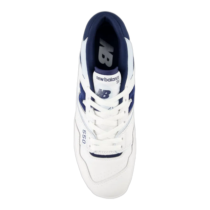 New Balance 550 White NB Navy Oben BB550NQB