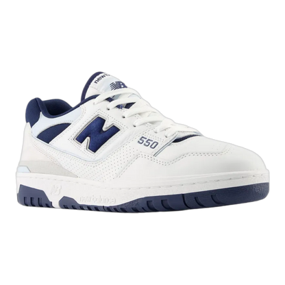 New Balance 550 White NB Navy Side BB550NQB