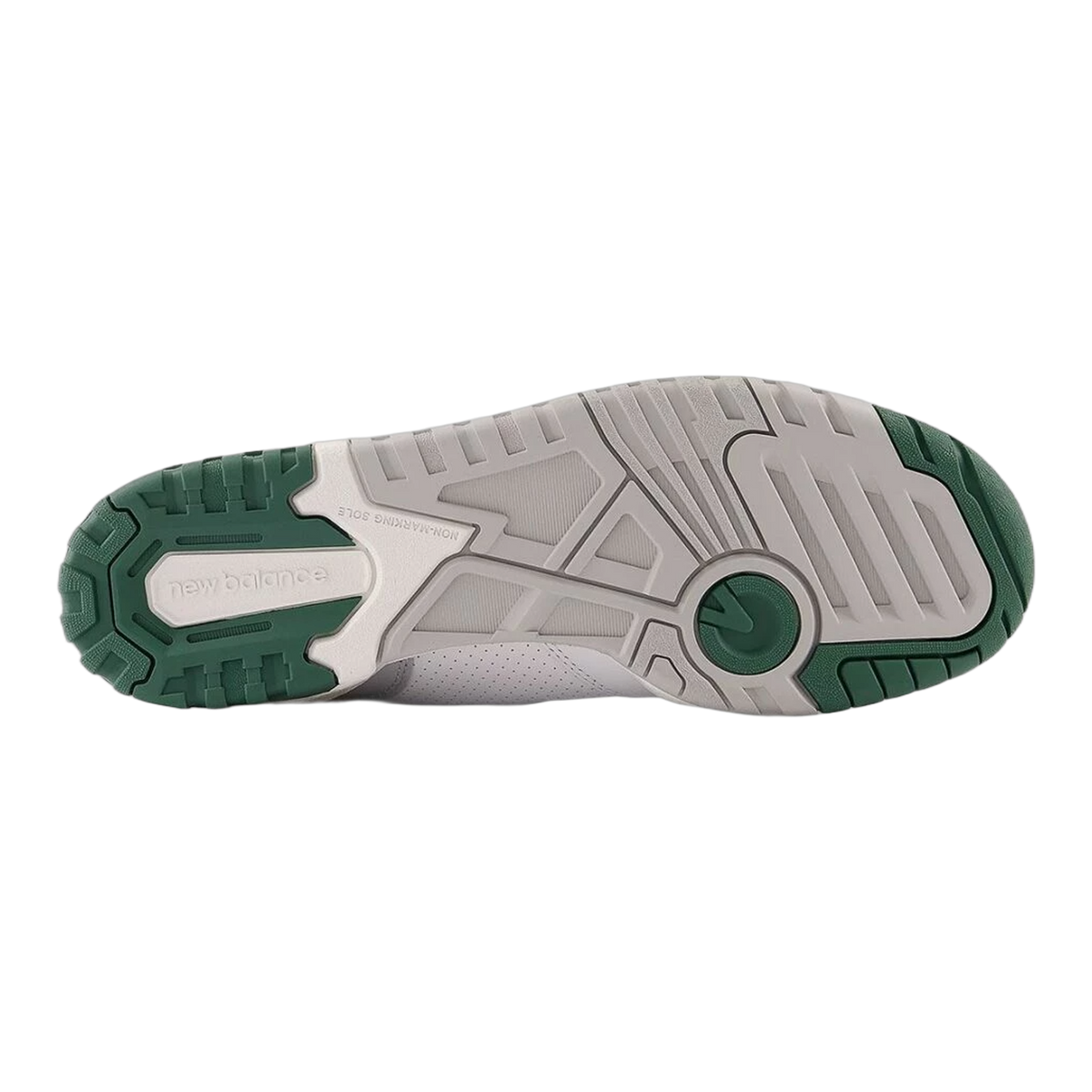 New Balance 550 White Nightwatch Green Sohle BB550PWC