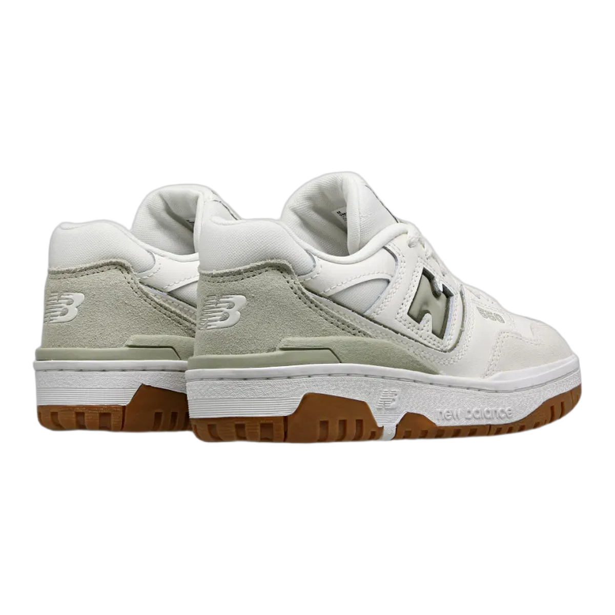 New Balance 550 White Olive Gum (GS) Back