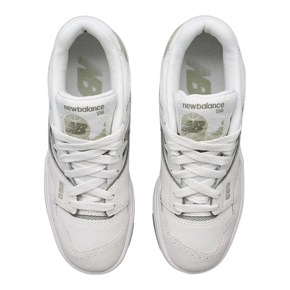 New Balance 550 White Olive Gum (GS) Oben