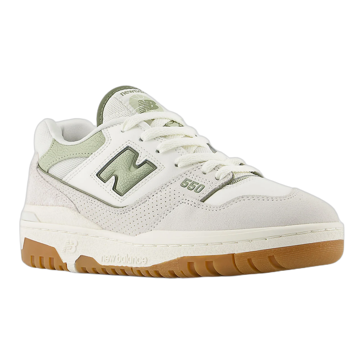 New Balance 550 White Olive Gum (W) Side BBW550FO