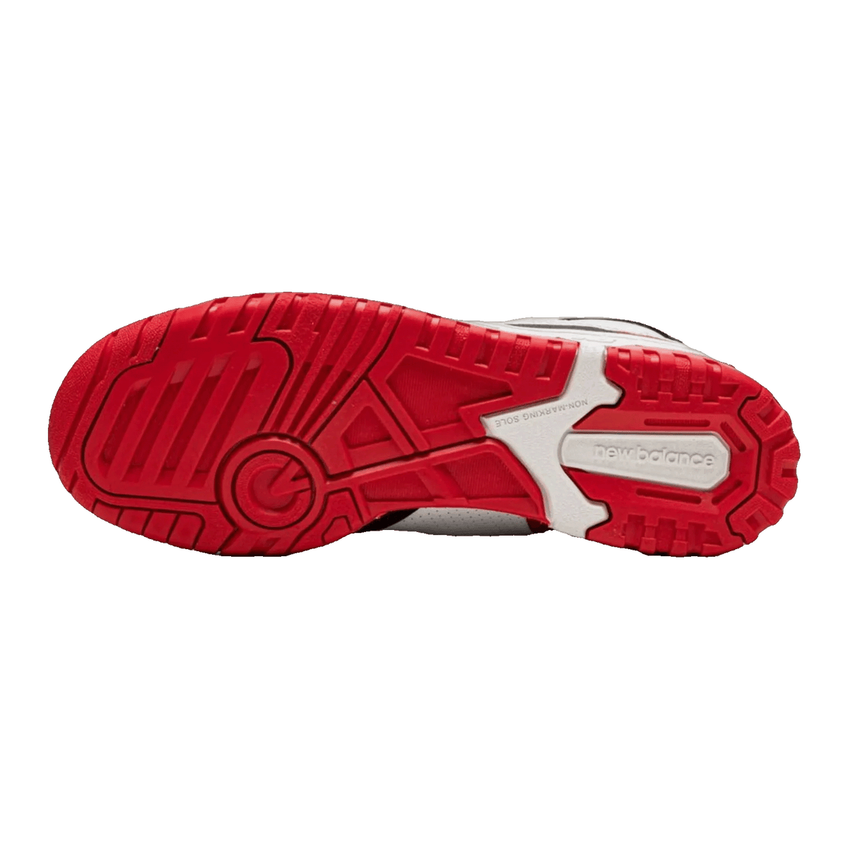 New Balance 550 White Red Black Sohle BB550HR1
