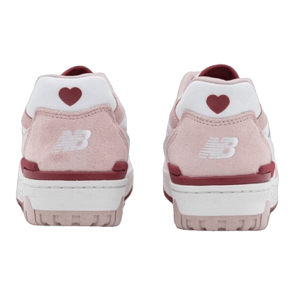 New Balance 550 White Scarlet (W) Back BBW550ZV