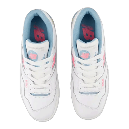 New Balance 550 White Ultra Pink (GS) Oben GSB550EP