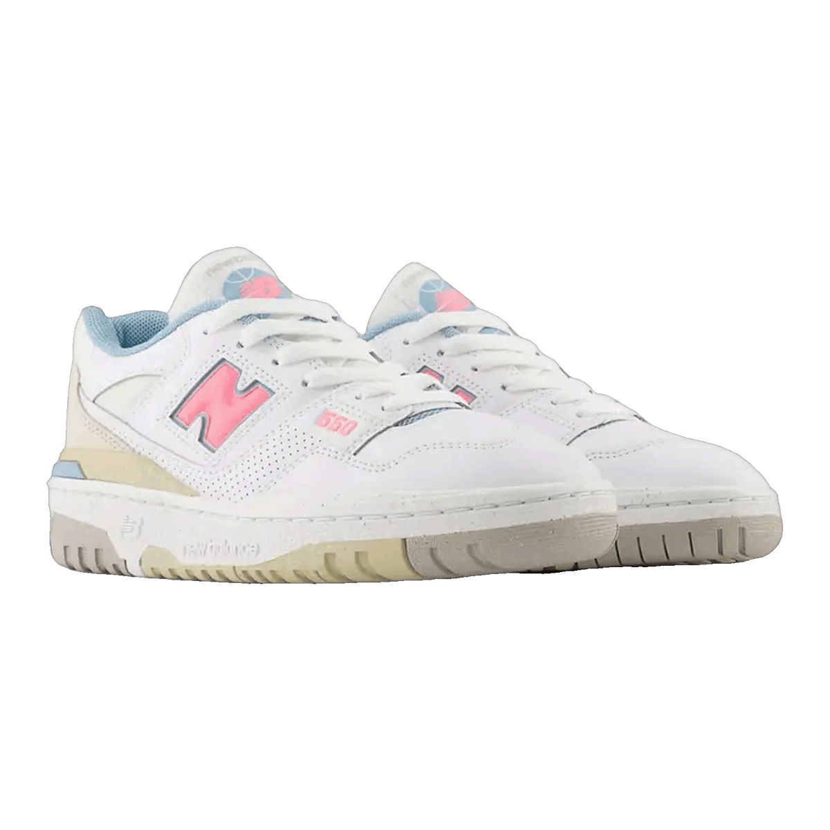New Balance 550 White Ultra Pink (GS) Side GSB550EP