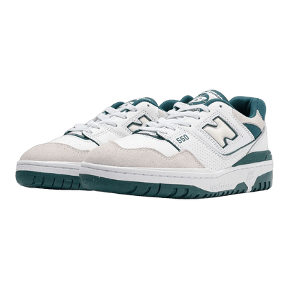 New Balance 550 White Vintage Teal (GS) Side GSB550TA