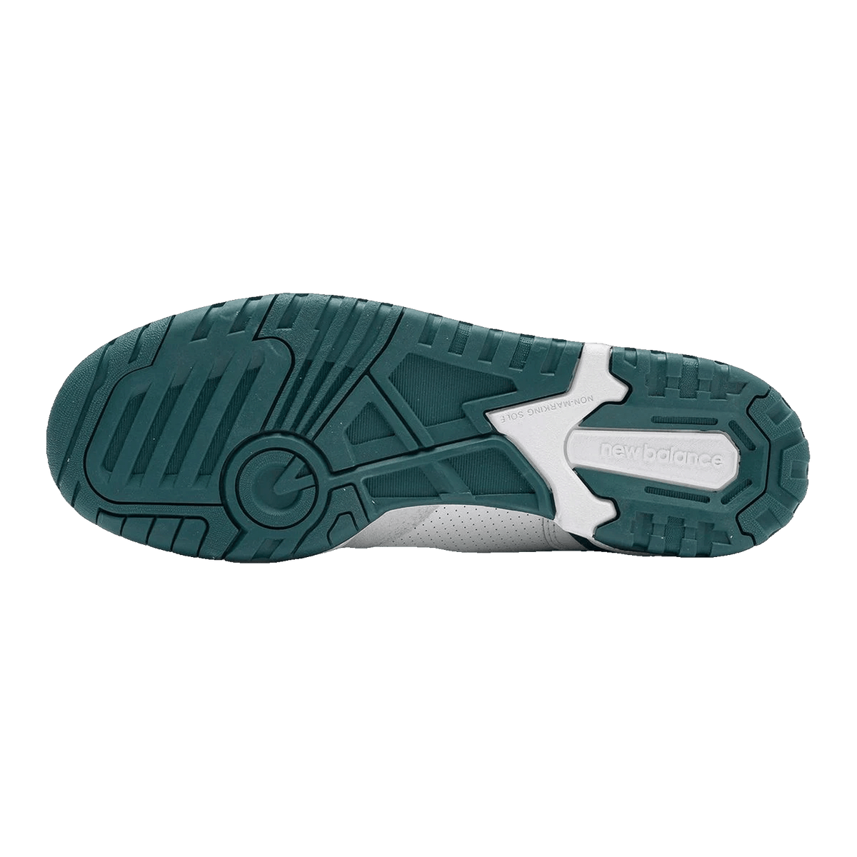New Balance 550 White Vintage Teal (GS) Sohle GSB550TA