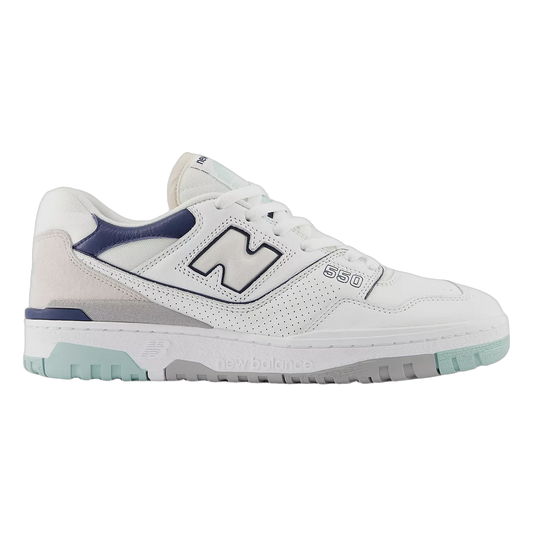 New Balance 550 White Winter Fog Navy BB550WCA