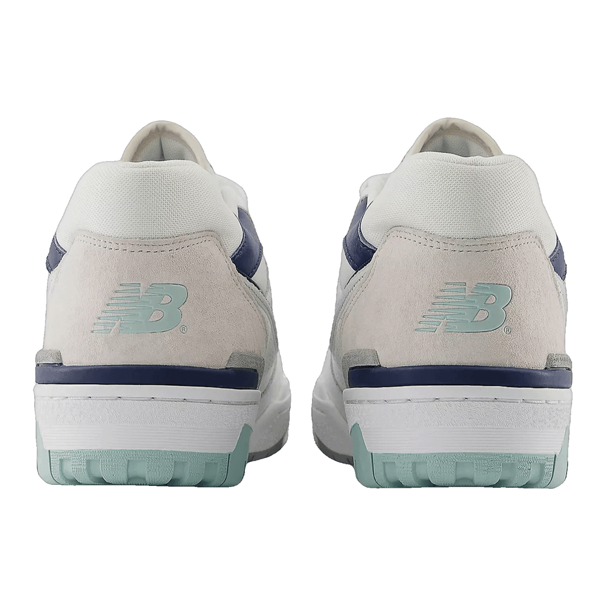 New Balance 550 White Winter Fog Navy Back BB550WCA