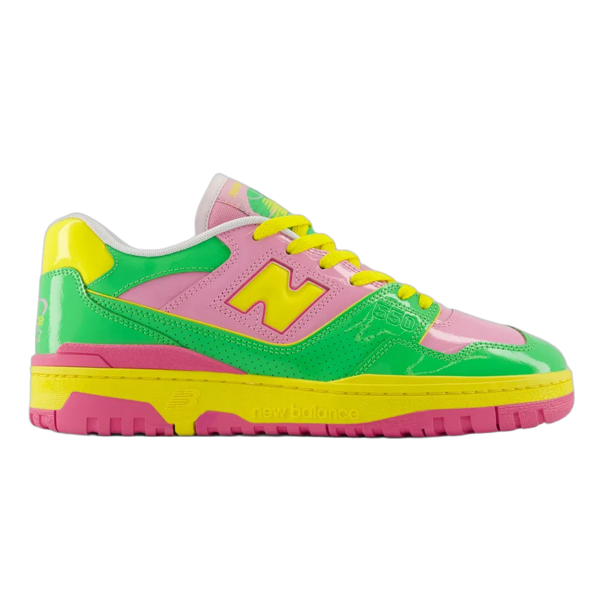 New Balance 550 Y2K Patent Leather Pack Pink Green BB550YKA