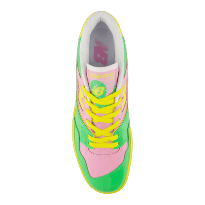 New Balance 550 Y2K Patent Leather Pack Pink Green Oben BB550YKA